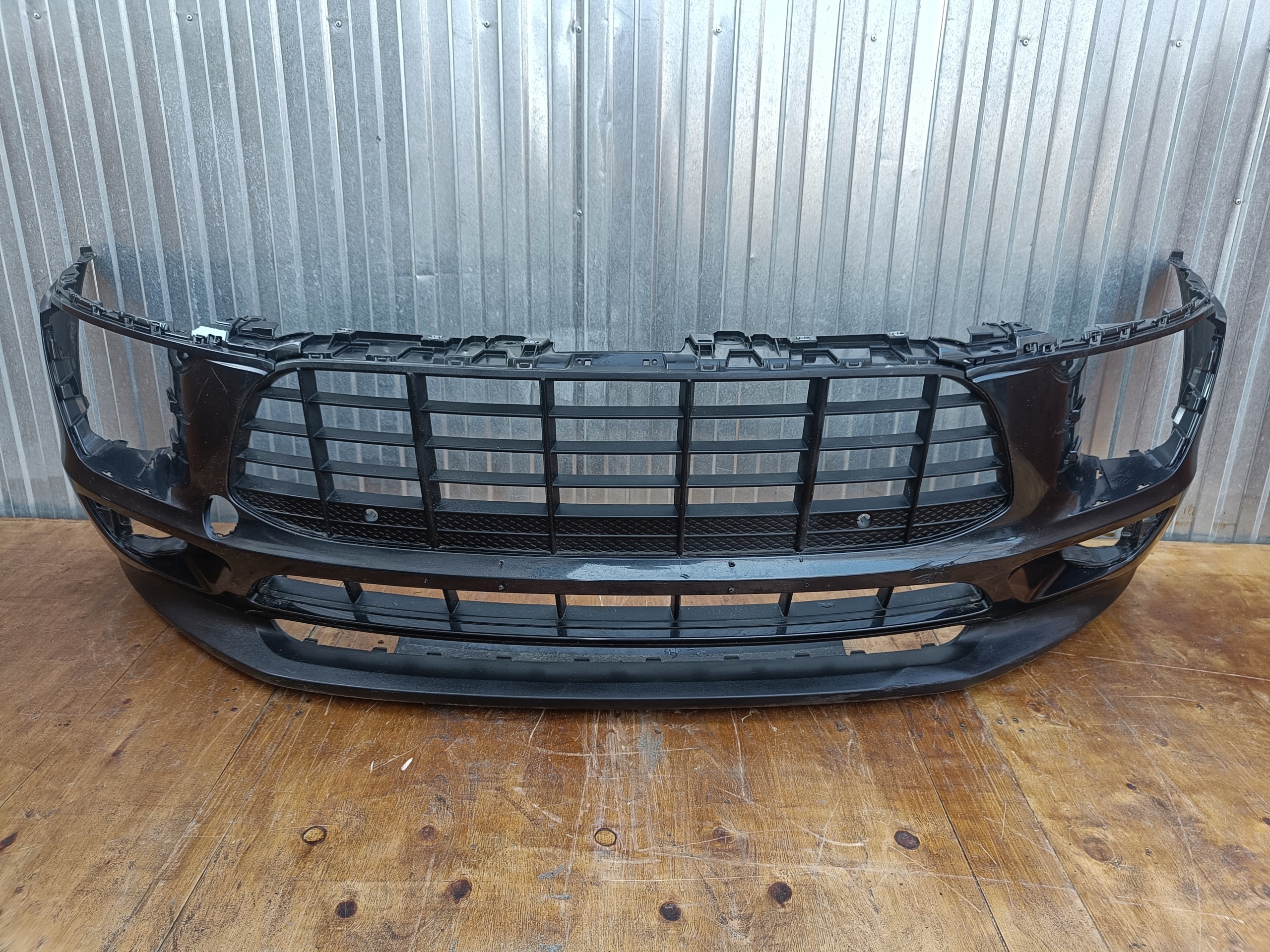 PORSCHE MACAN 95B zderzak przód przedni + grill 95B807221A