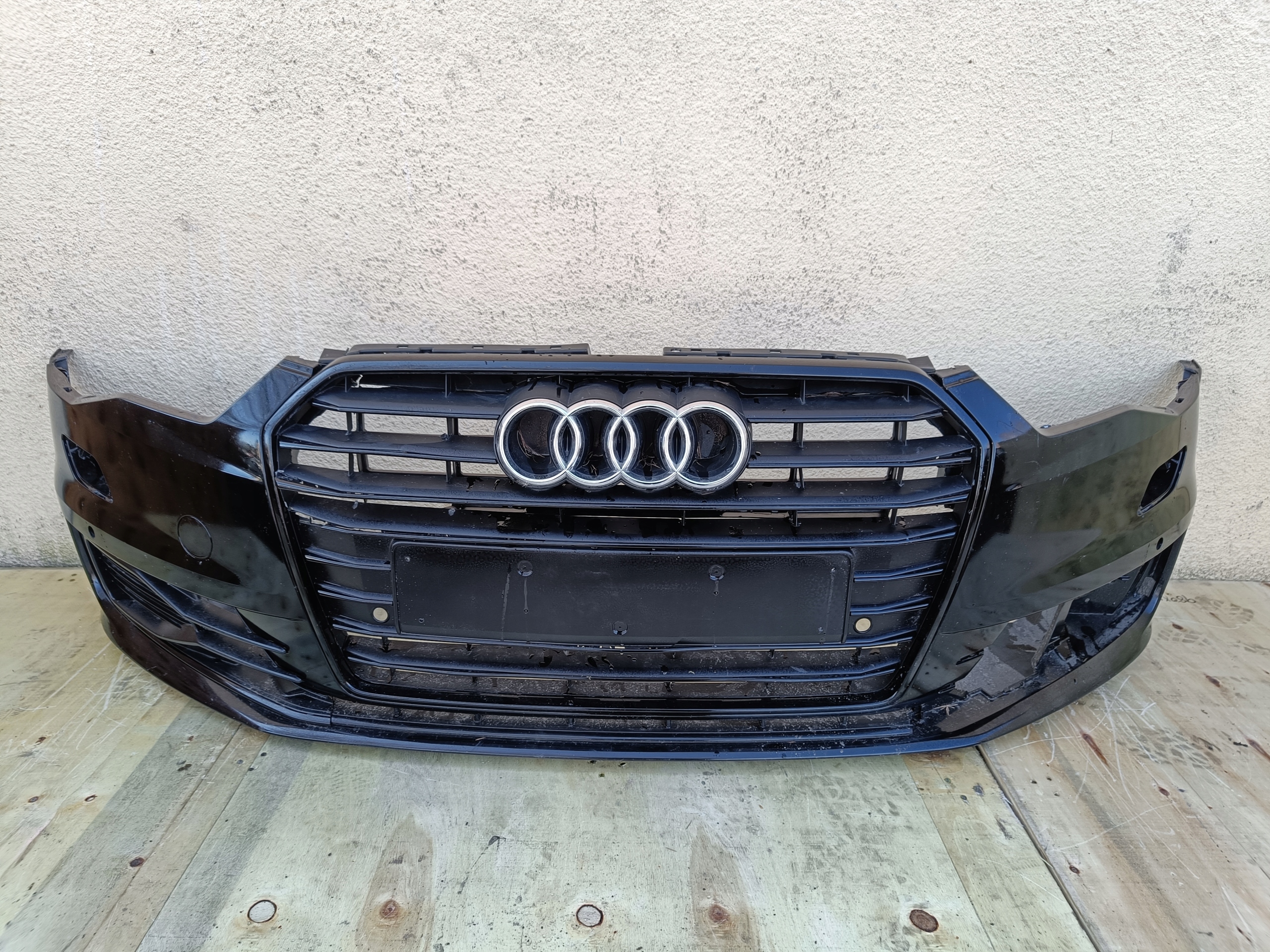 AUDI A6 C7 4G0 LIFT zderzak przód przedni + grill 4G0807437S